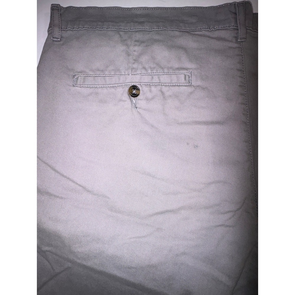 Saddlebred Mens Gray Chino Shorts Size 38W Casual Summer Beach Everyday - Picture 4 of 4